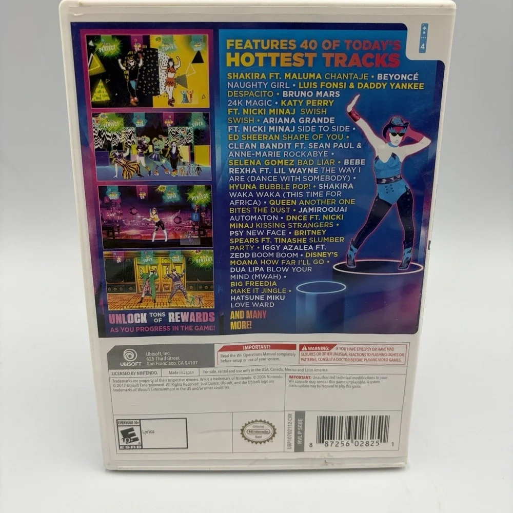 Just Dance 2018 (Nintendo Wii, 2017) Wii TESTED
